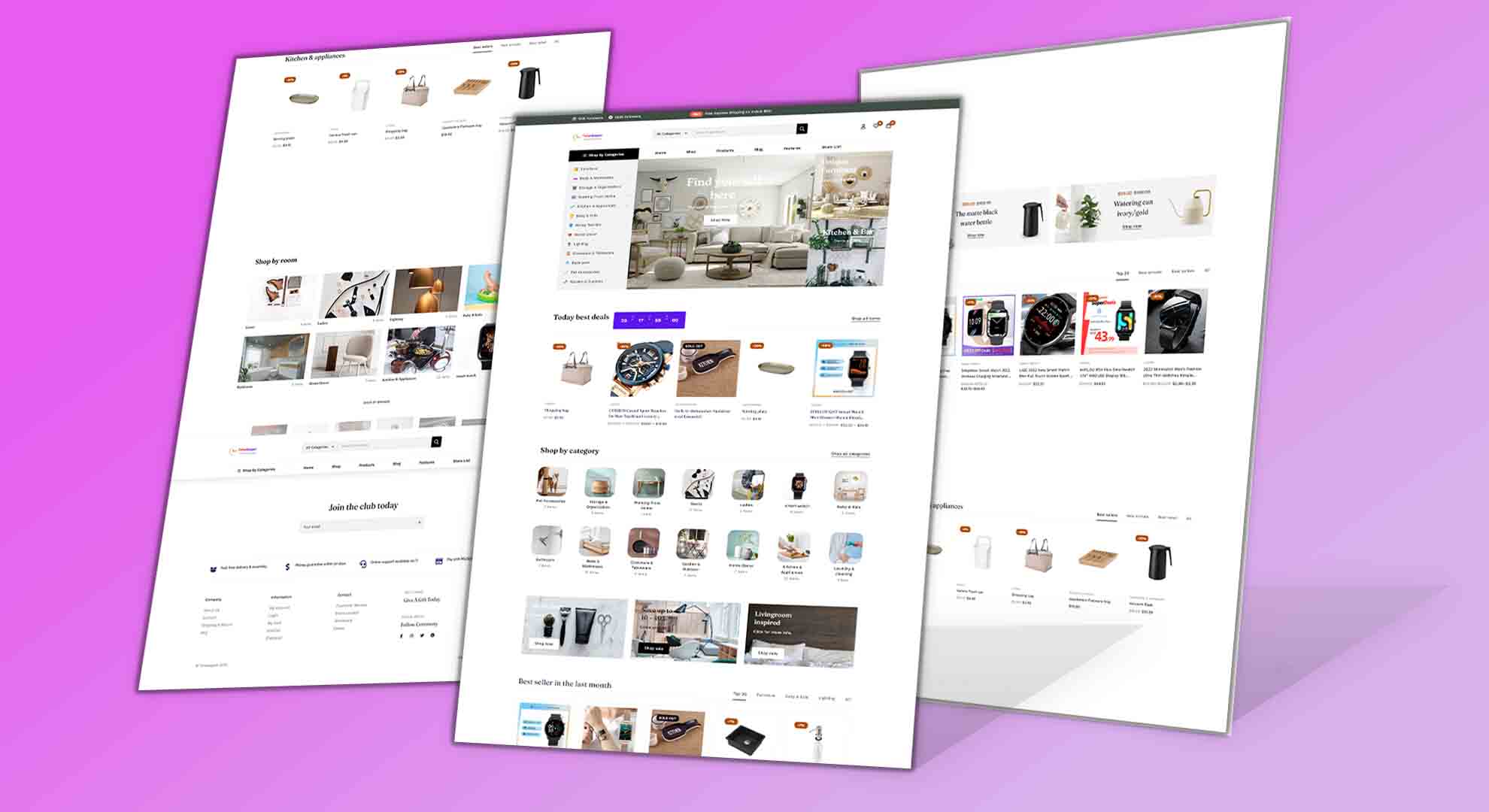 Multi-vendor eCommere website