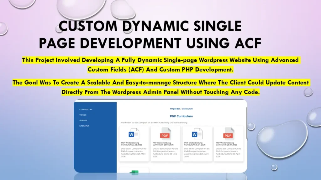 Dynamic WordPress Development with ACF