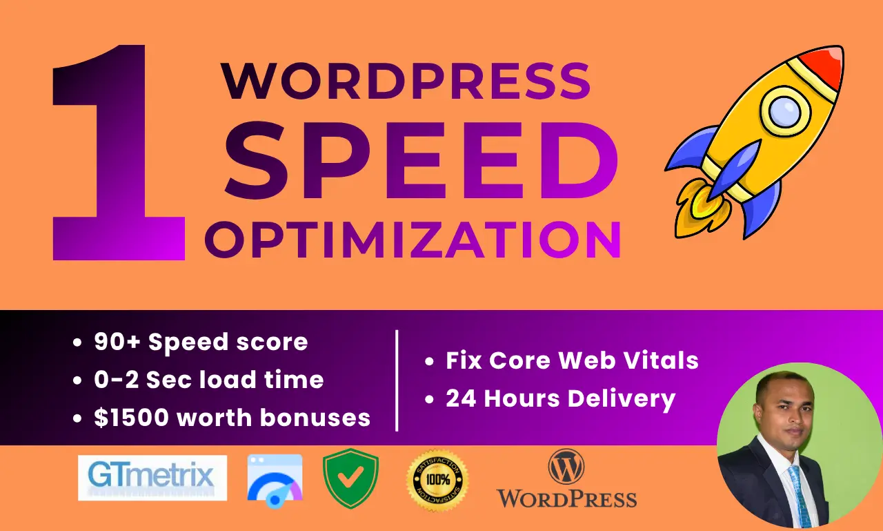 Professional wordpress speed optimization for google pagespeed insights
