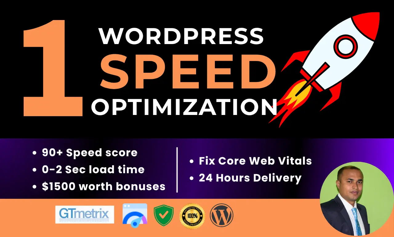 Professional wordpress speed optimization for google pagespeed insights